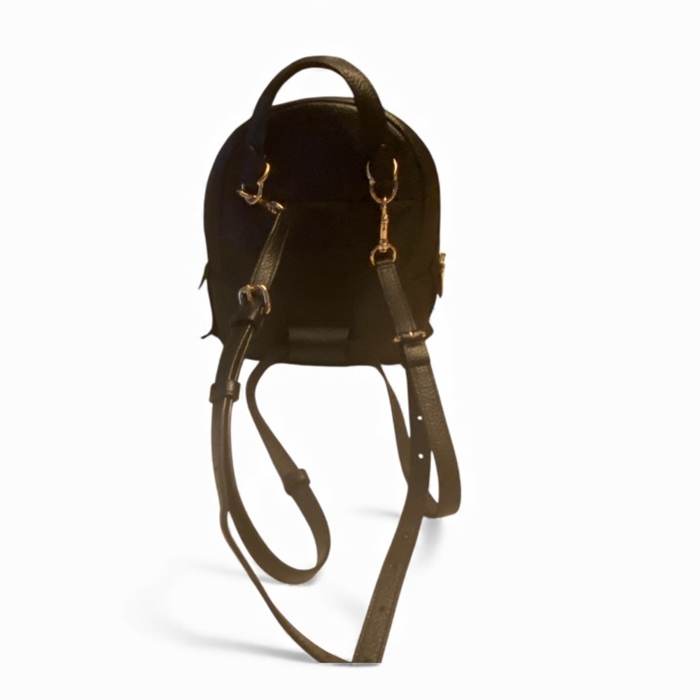 Coach Pebble Leather Andi Backpack Black F30530 - Picture 3 of 14